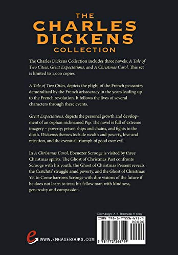 The Charles Dickens Collection: (3 Books) A Tale of Two Cities, Great Expectations, and A Christmas Carol (1000 Copy Limited Edition)
