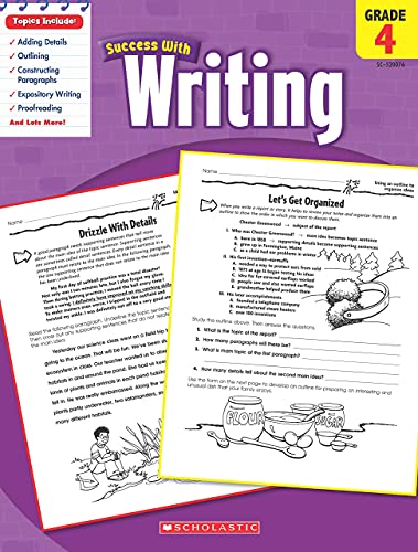 SCHOLASTIC SUCCESS WITH WRITING GRADE-4 book cover