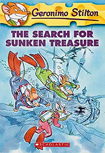 GERONIMO STILTON #25 THE SEARCH FOR SUNKEN TREASURE book cover