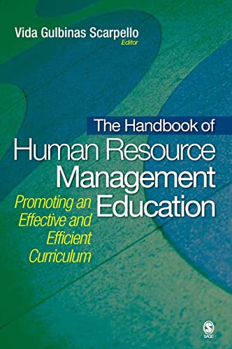 The Handbook of Human Resource Management Education: Promoting an Effective and Efficient Curriculum book cover