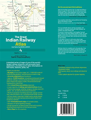 The Great Indian Railway Atlas - 4th Edition