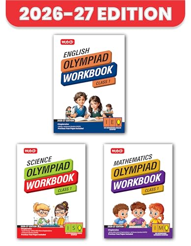 MTG ISO-IMO-IEO (Science, Mathematics & English) Olympiad Workbook Class 1 (Set of 3 Books) | MCQs, & Achievers Section - SOF Olympiad Books For 2026-27 Exam