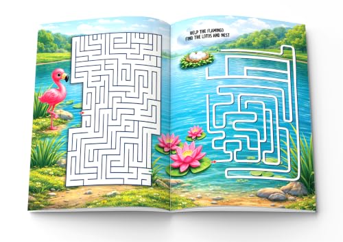 Maze Books for Kids | 101 Maze Puzzle for Kids | Activity Book to Improve Logic, Motor Skills & Concentration | Ages 5 - 10 Years