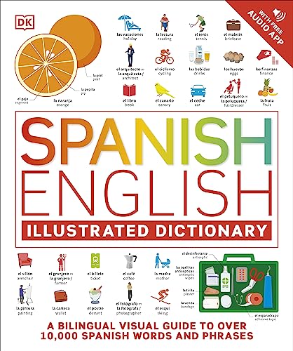 Spanish English Illustrated Dictionary book cover