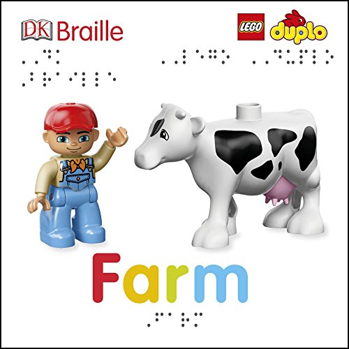 DK Braille LEGO DUPLO Farm book cover