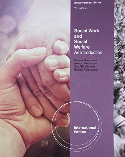 Social Work and Social Welfare: An Introduction, International Edition book cover