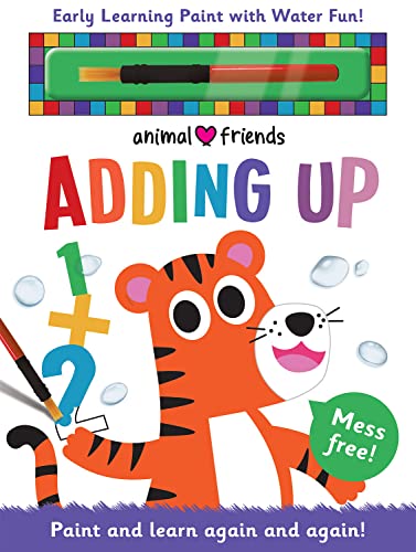 Early Learning Paint with Water Animal Friends Adding Up book cover
