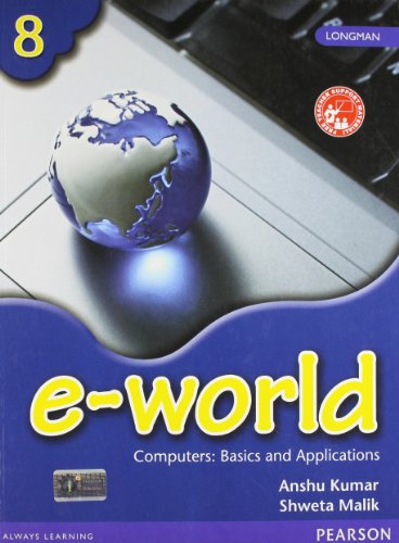 e-World Computers: Basics and Applications Book 8 book cover