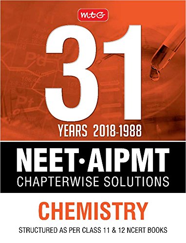 31 Years NEET-AIPMT Chapterwise Solutions - Chemistry book cover