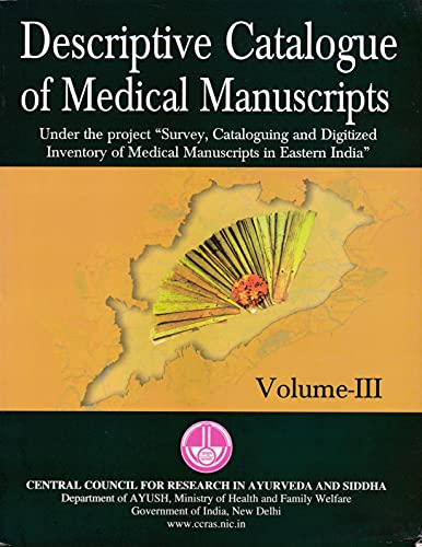 Descriptive Catalogue of Medical Manuscripts Under the Project Survey: Vol-3 book cover