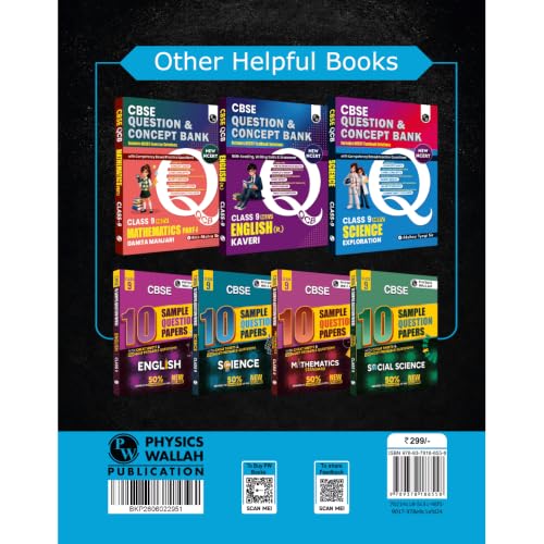 PW New NCERT Class 9 Science Exploration Textbook Solutions with Mind Maps 2026-27 | Revision Book, Solved NCERT Intext Solutions and End Exercises