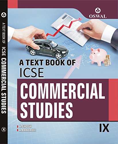 Text Book of ICSE Commercial Studies Class 9 (Old Edition) book cover