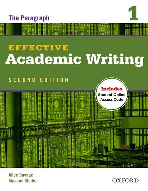 Effective Academic Writing 2/ed No.1 book cover