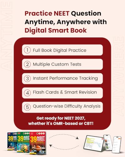 MTG NEET PYQ 39 Years Physics Book For 2026-2027 Exam | Chapterwise Topicwise Solved Question Papers | Free Video Solutions | AI Powered Digital Resource