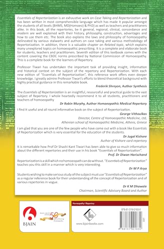 Essentials of Repertorization - A comprehensive Textbook on Case Taking and Repertorization (Seventh Edition)