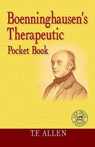 BOENNINGHAUSENS THERA. POCKET BOOK book cover