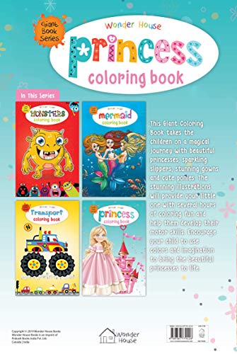 Princess Colouring Book (Giant Book Series): Jumbo Sized Colouring Books