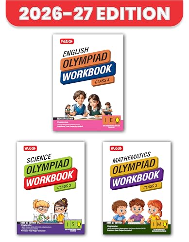 MTG ISO-IMO-IEO (Science, Mathematics & English) Olympiad Workbook Class 3 (Set of 3 Books) | MCQs, & Achievers Section - SOF Olympiad Books For 2026-27 Exam