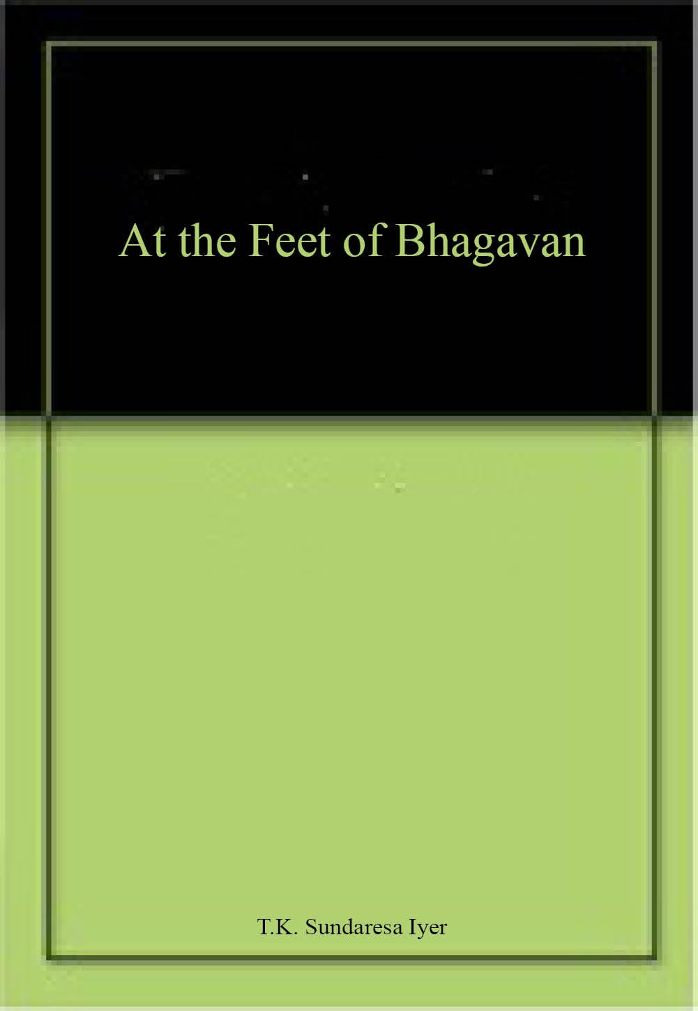 At the Feet of Bhagavan book cover