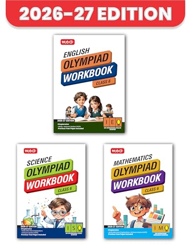 MTG ISO-IMO-IEO (Science, Mathematics & English) Olympiad Workbook Class 6 (Set of 3 Books) | MCQs, & Achievers Section - SOF Olympiad Books For 2026-27 Exam