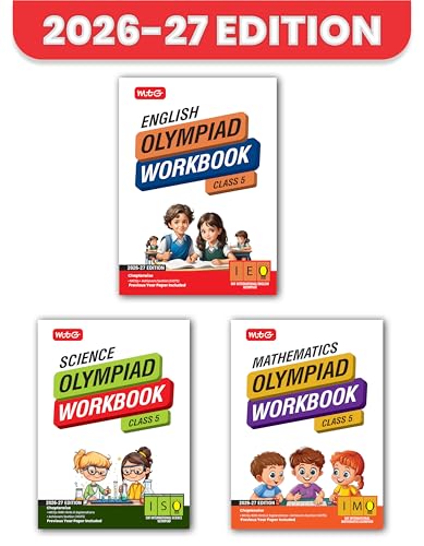 MTG ISO-IMO-IEO (Science, Mathematics & English) Olympiad Workbook Class 5 (Set of 3 Books) | MCQs, & Achievers Section - SOF Olympiad Books For 2026-27 Exam