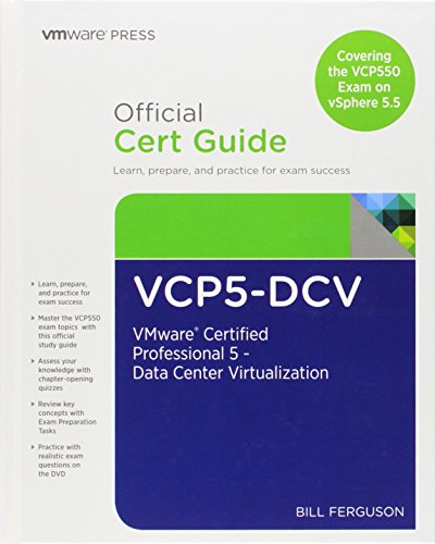 Vcp5-DCV Official Certification Guide (Covering the Vcp550 Exam): Vmware Certified Professional 5 - book cover