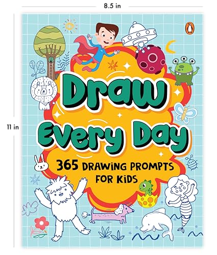 Draw Everyday: Book of Daily Doodles for Kids