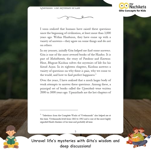 Gita for teens | Age 12 and above | Mysteries of Life | 17 chapters and answers to mysteries of life