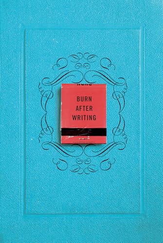 BURN AFTER WRITING book cover