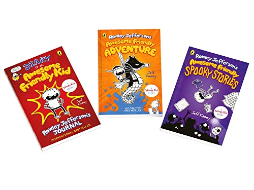 Awesome Friendly Book Bundle: (Diary Of A Wimpy Kid) 3 Books Collection Set