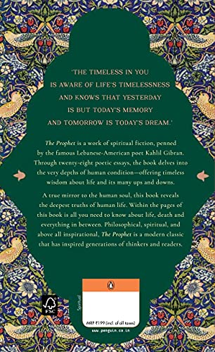 The Prophet (PREMIUM PAPERBACK, PENGUIN INDIA)