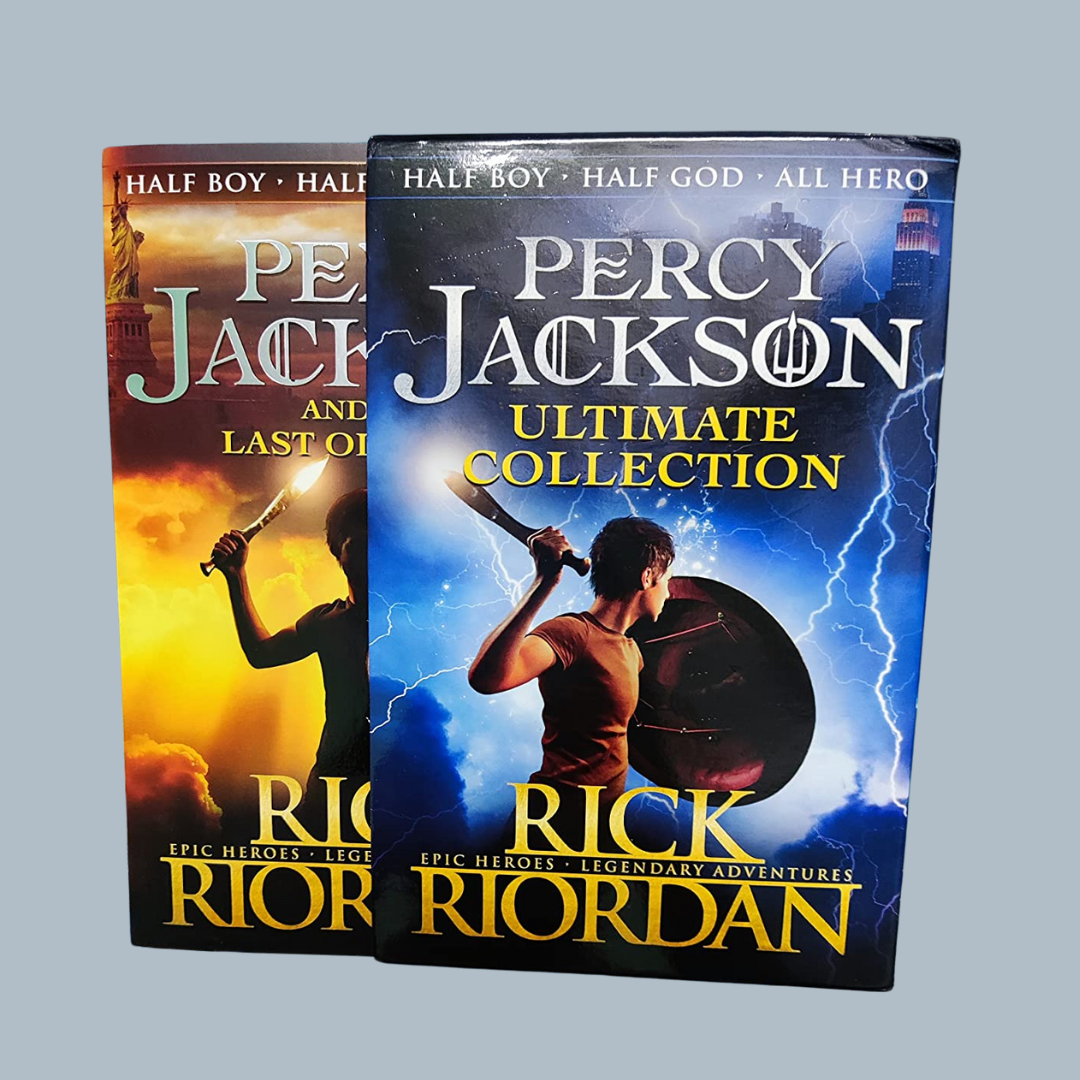 Percy Jackson Ultimate Collection Box Set – 5 Books by Rick Riordan (The Lightning Thief, Sea of Monsters, Titan’s Curse, Battle of the Labyrinth & The Last Olympian)