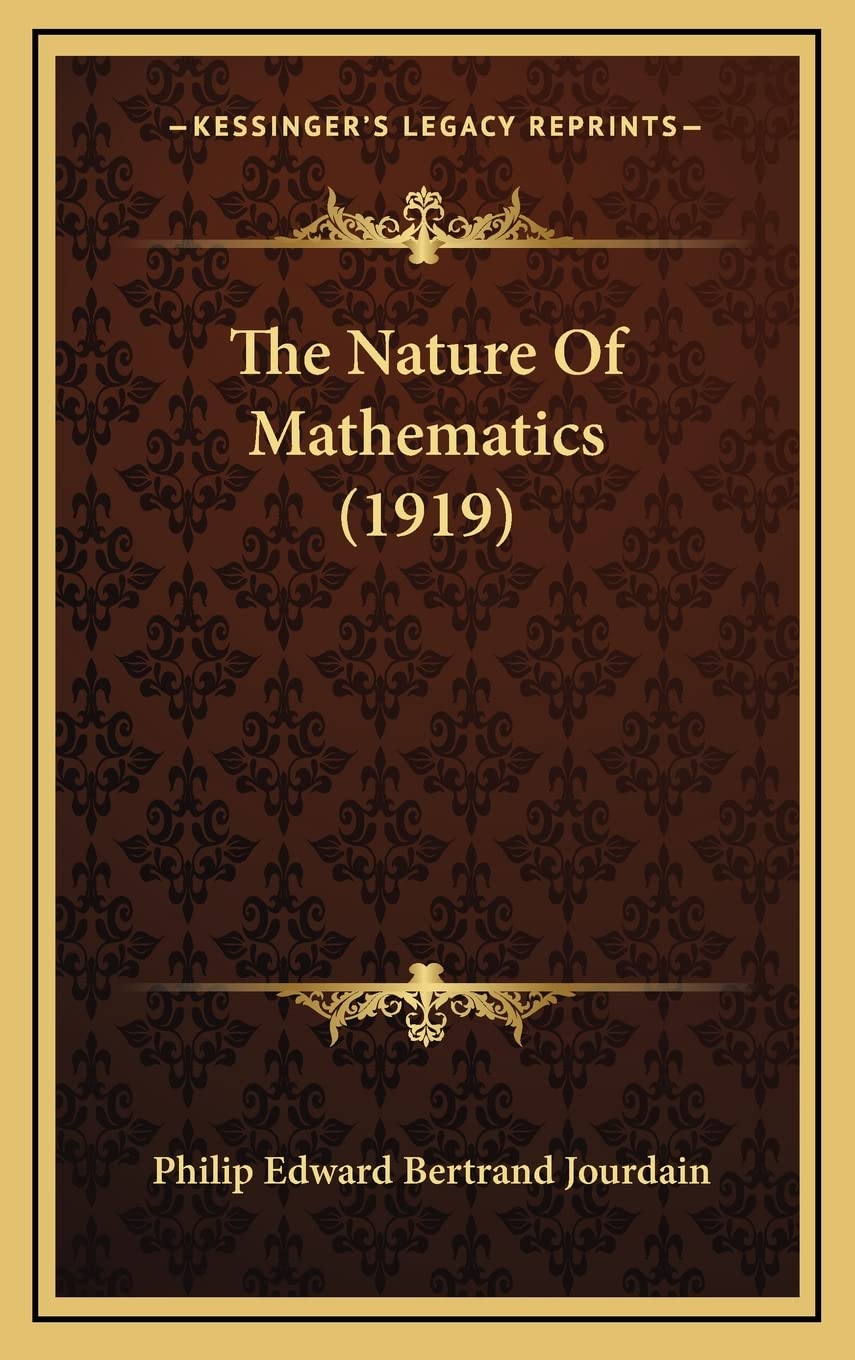 The Nature of Mathematics (1919) book cover