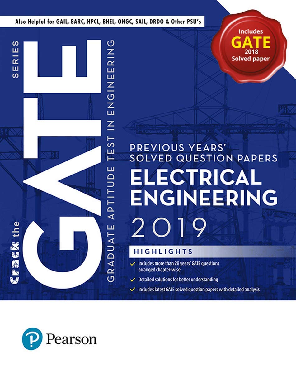 Previous Years Solved Question Papers GATE  Electrical Engineering 2019 book cover