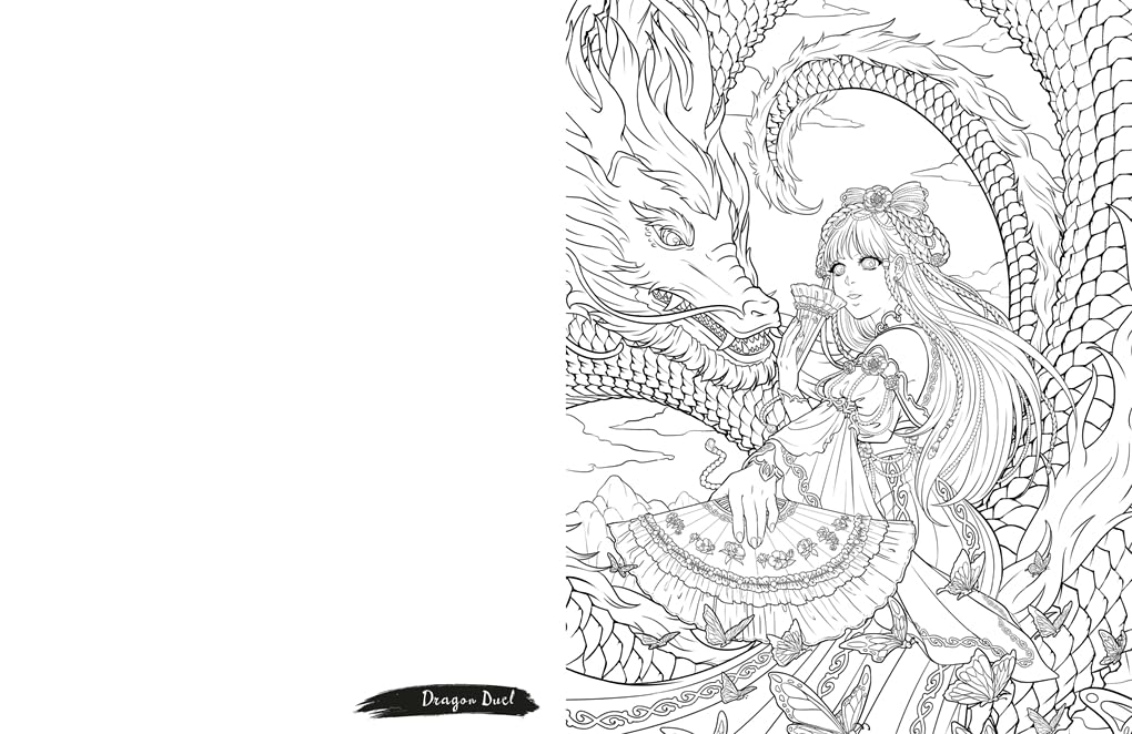 Manga Art: A Colouring Book