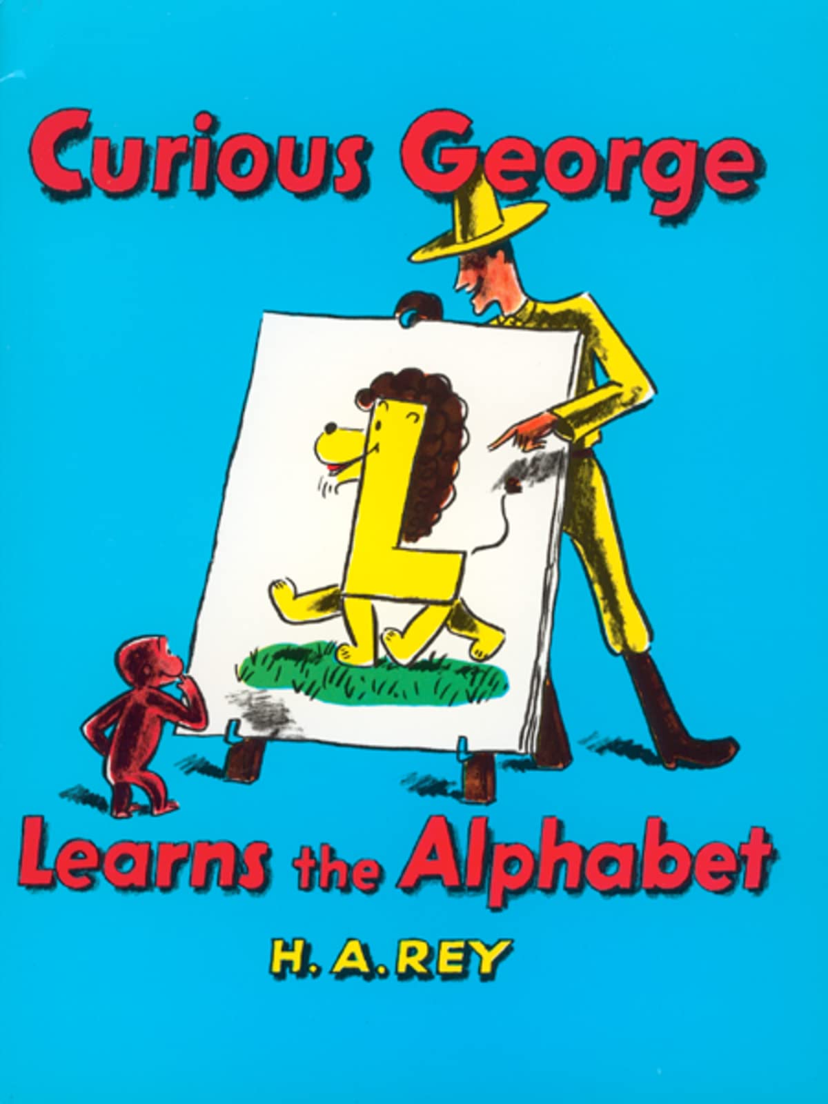 CURIOUS GEORGE LEARNS THE ALPHABET book cover
