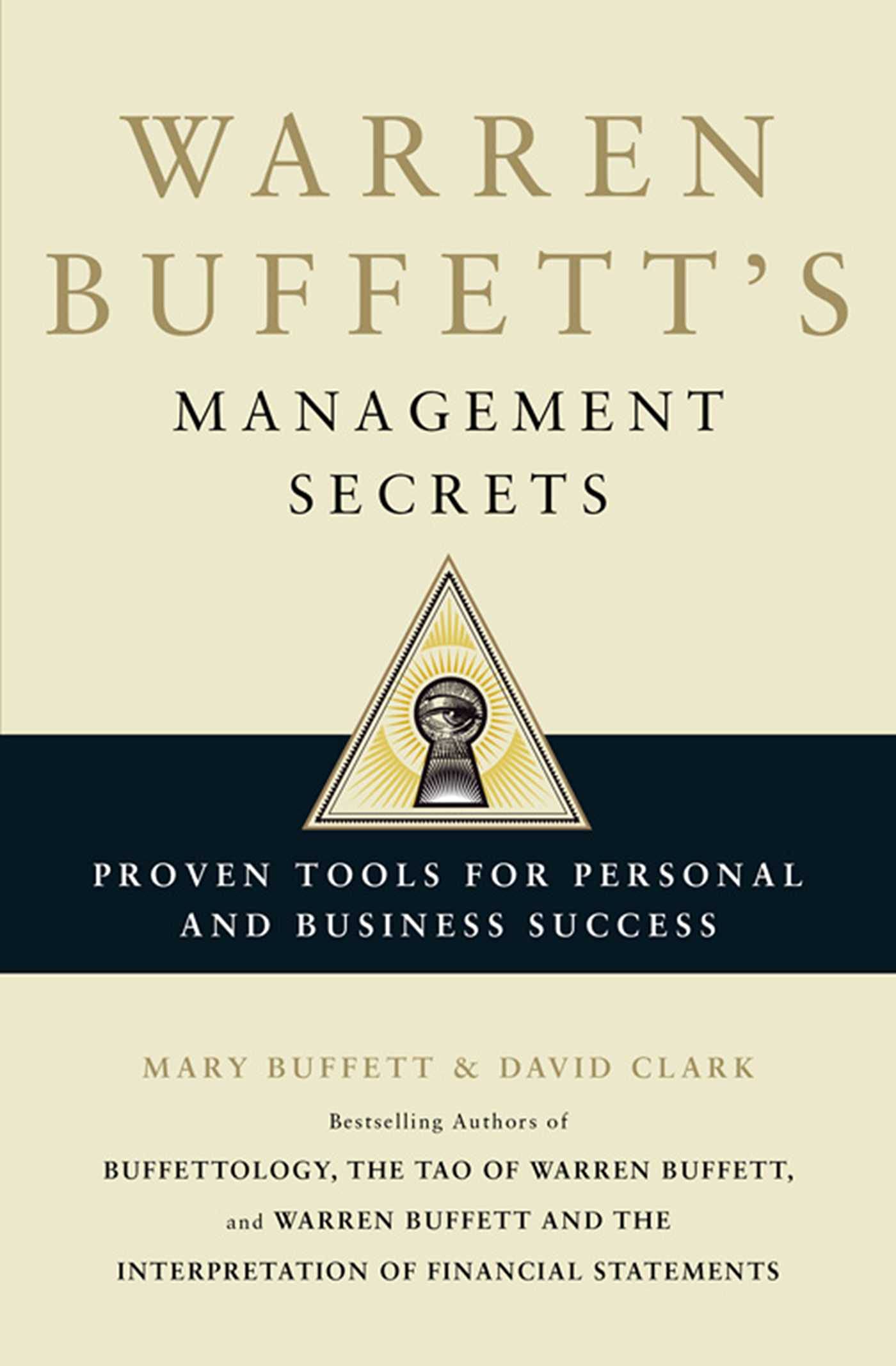 Warren Buffett's Management Secrets: Proven Tools for Personal and Business Success by Mary Buffett book cover