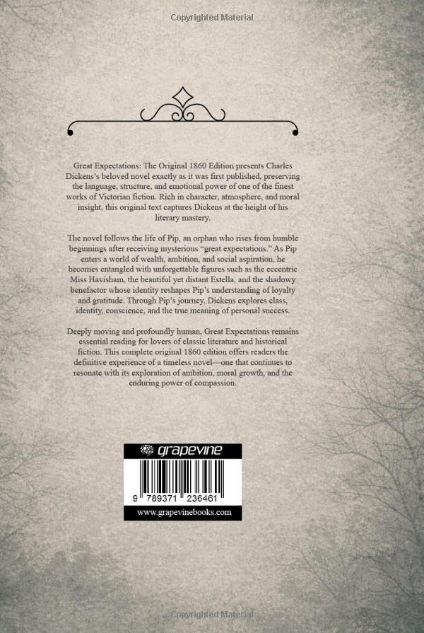 Great Expectations: The Original 1860 Edition (A Charles Dickens Classics)
