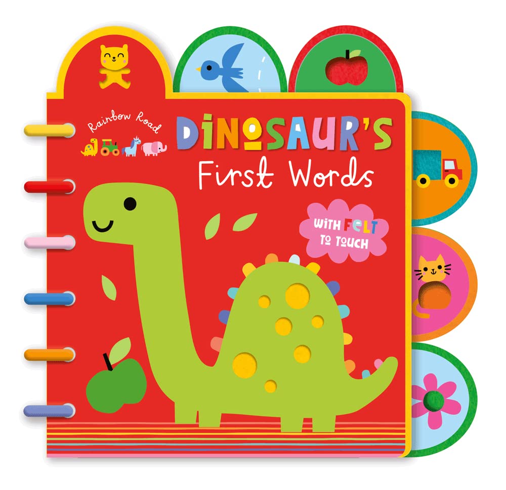 RAINBOW ROAD: DINOSAURS FIRST WORDS book cover