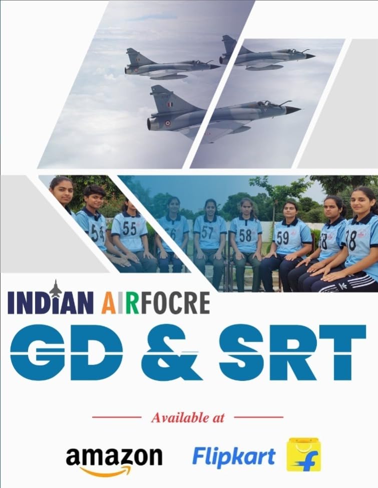 GROUP DISCUSSION AND PSYCHOLOGY(SRT) FOR INDIAN AIR FORCE PHASE 2 (April-2025) (Sixth Edition 2024)