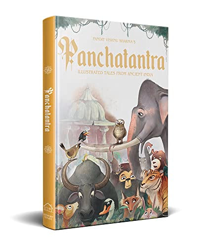 Pandit Vishnu Sharmas Panchatantra: Illustrated Tales From Ancient India (Hardback, Special edition book cover
