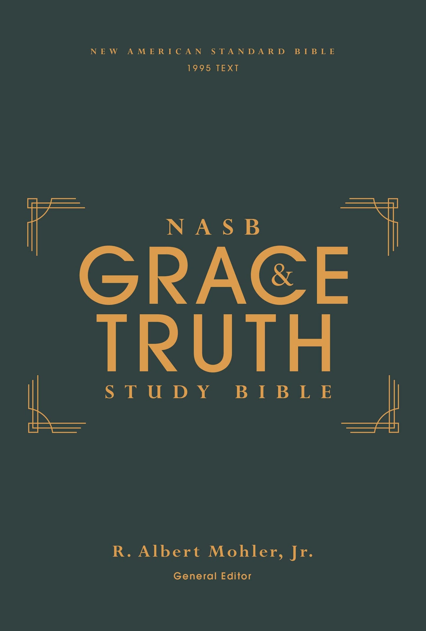 NASB, The Grace and Truth Study Bible, Hardcover, Green, Red book cover