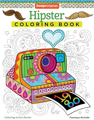 Hipster Coloring Book (Design Originals) book cover
