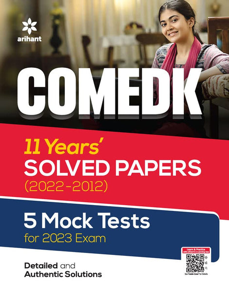 COMEDK 10 Years Solved Papers (2022-2012) 5 Mock Tests For 2023 Exam