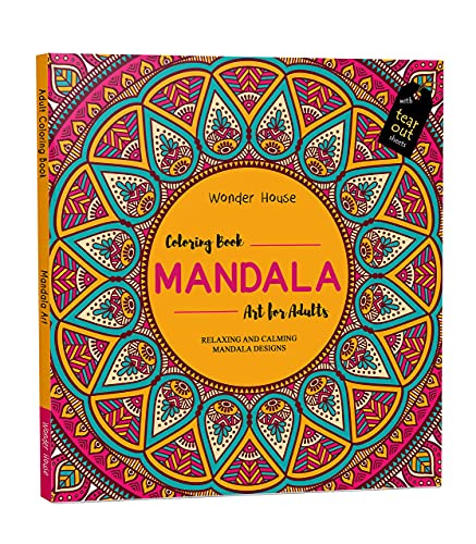 Mandala Art: Colouring Books for Adults with Tear Out Sheets