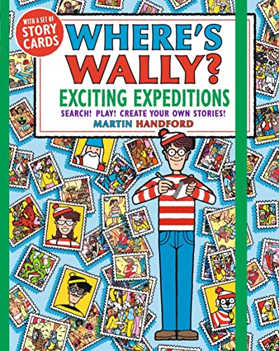 Wheres Wally? Exciting Expeditions: Search! Play! Create Your Own Stories! book cover