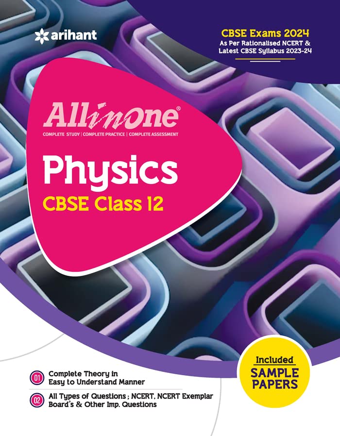 Arihant All In One Class 12th Physics for CBSE Exam 2024