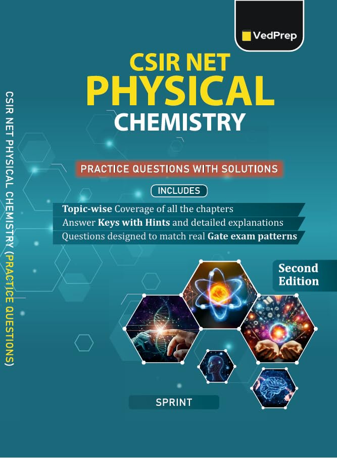 VedPrep CSIR NET Chemical Science Practice questions with deatiled Explanations Books Set, Inorganic, Organic and Physical Chemistry (3 Books)