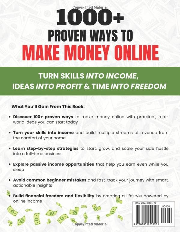 1001 Ways to Make Money Online: Turn Skills into Income, Ideas into Profit & Time into Freedom
