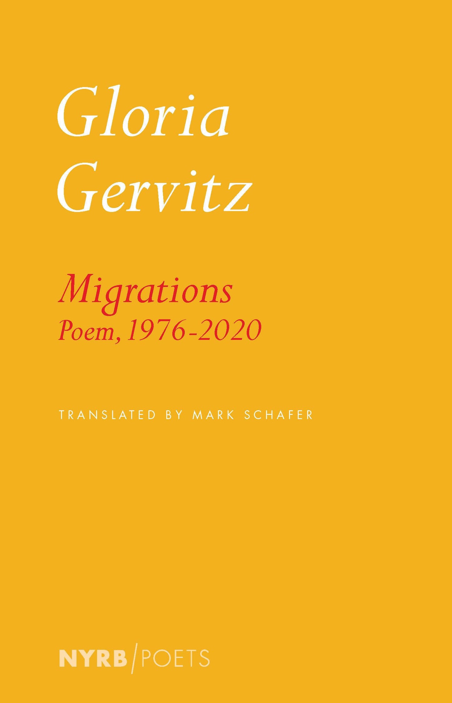 Migrations: Poem, 1976-2020 book cover